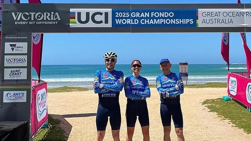 Ciclistas de Puerto Varas corren en el Mundial de Fondo UCI en Australia